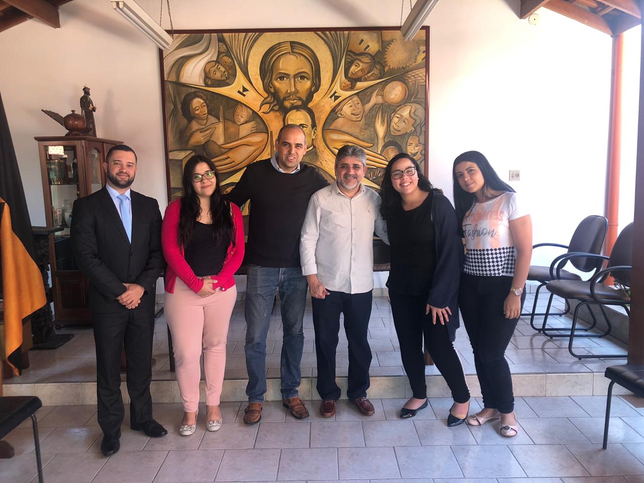 Padre Ribamar Cardoso visita sede nacional da Obra Kolping em São Paulo