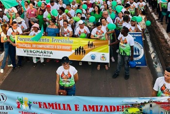 VII Romaria das Famílias da inicio a Semana nacional da Família 2024